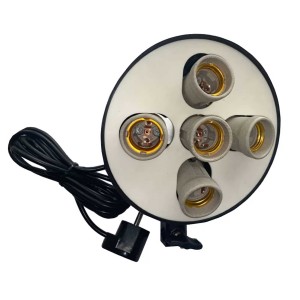 کیت نور ثابت 5 لامپ 3 شاخه